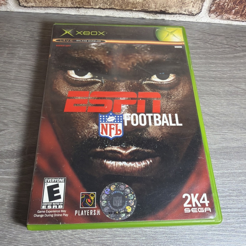 ESPN NFL Football 2K4 Original Microsoft Xbox CIB Complete